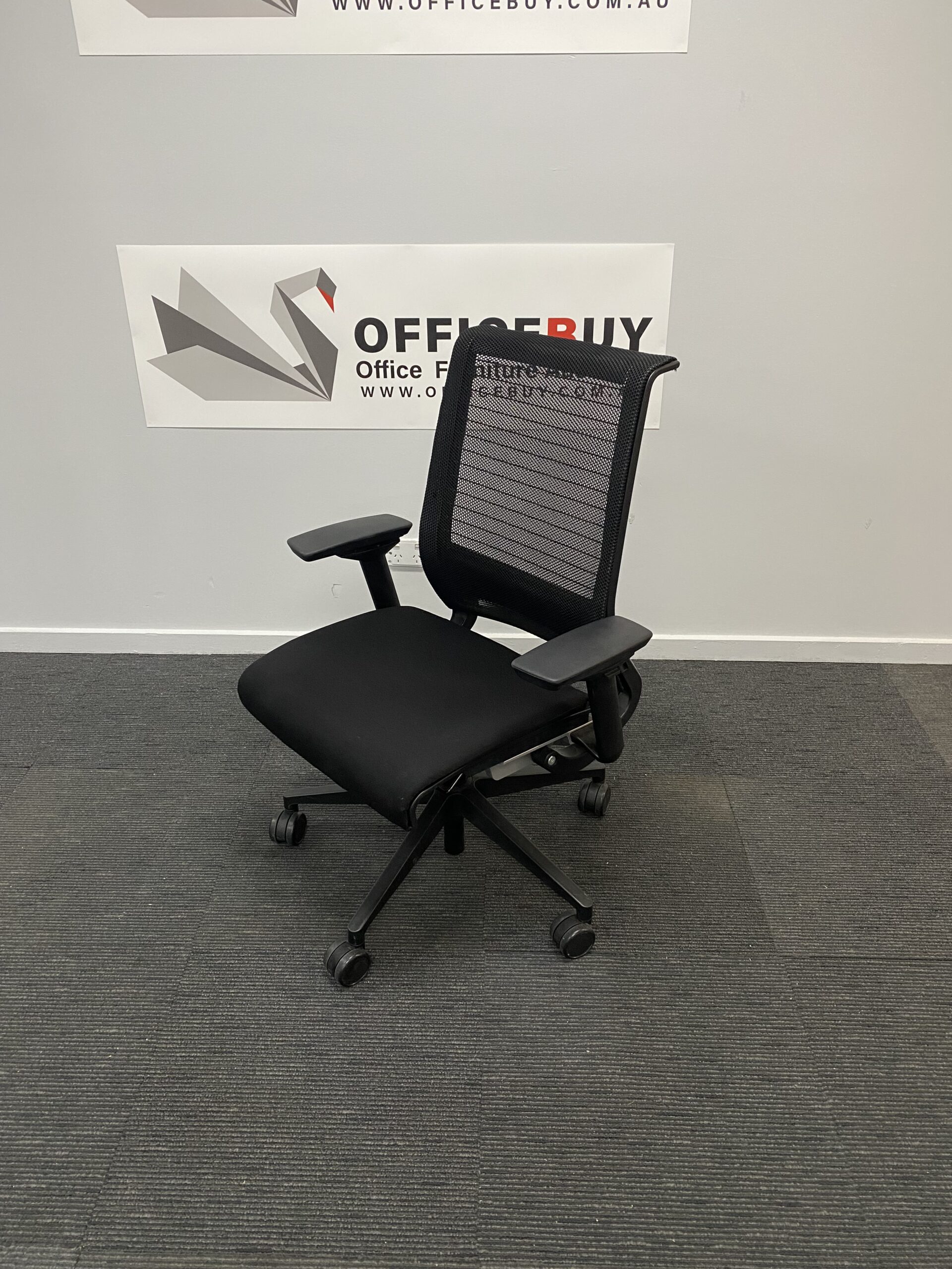 Second Hand Genuine Steelcase Think® Ergonomic Chair with Armrests