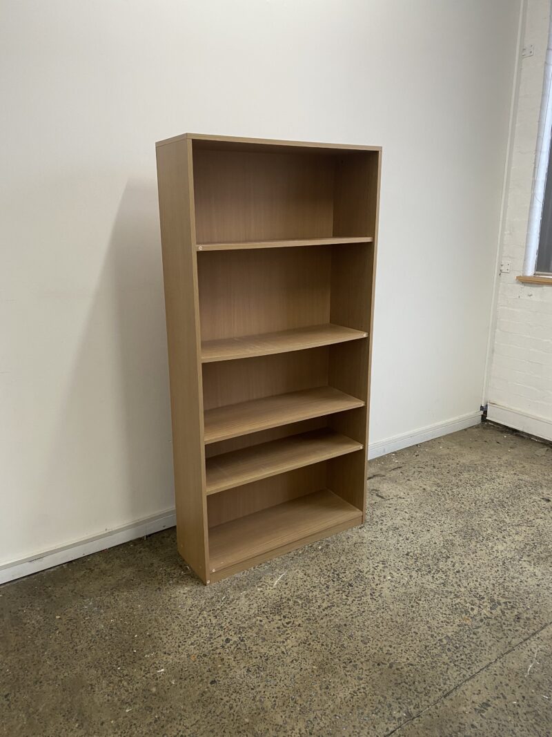 Second Hand Bookcase with Soft BackOak OfficeBuy