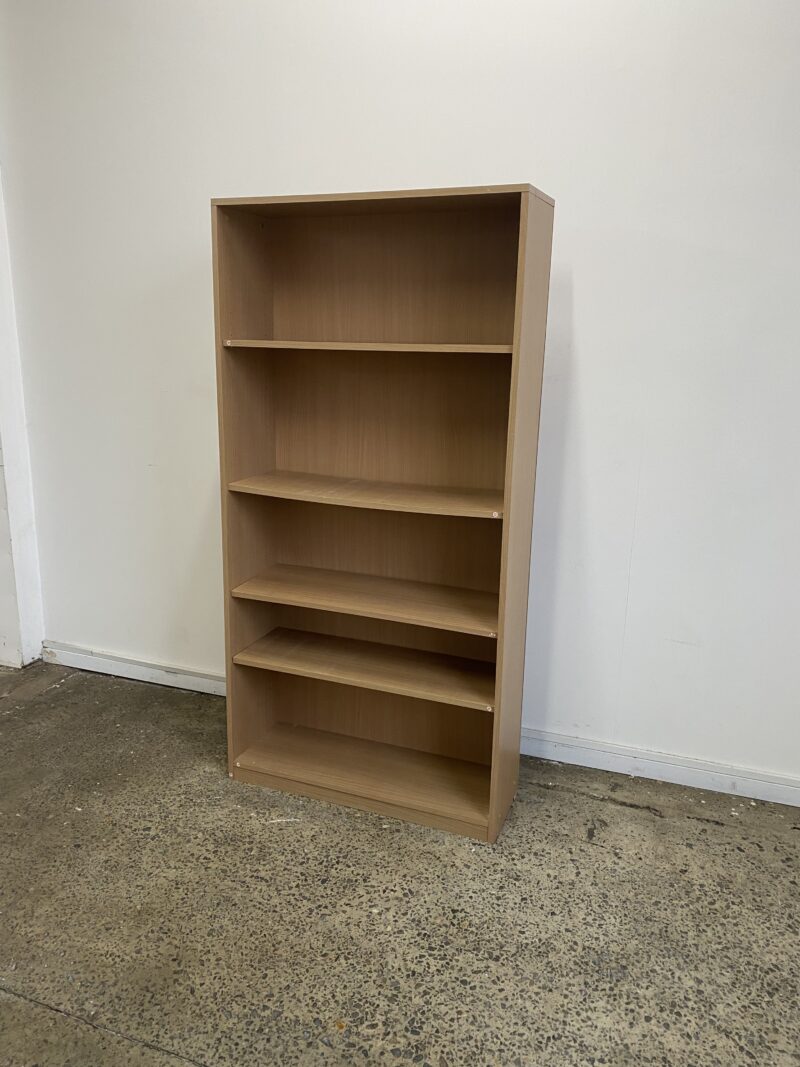 Second Hand Bookcase with Soft BackOak OfficeBuy