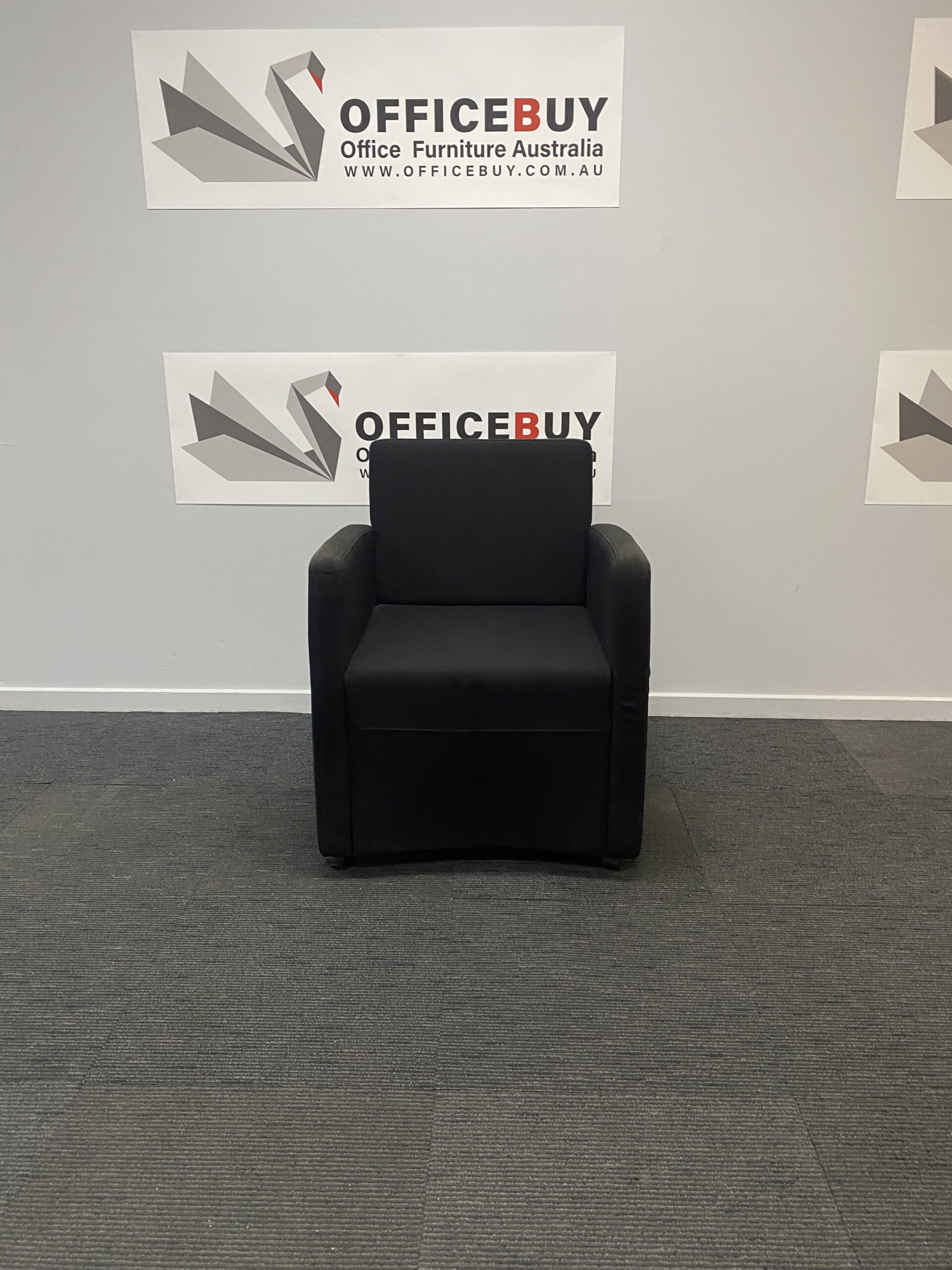 Second Hand Tub Chair/ArmchairBlack OfficeBuy