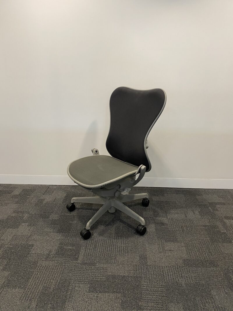 Second Hand Genuine Herman Miller Mirra without ArmrestDark Grey Mesh