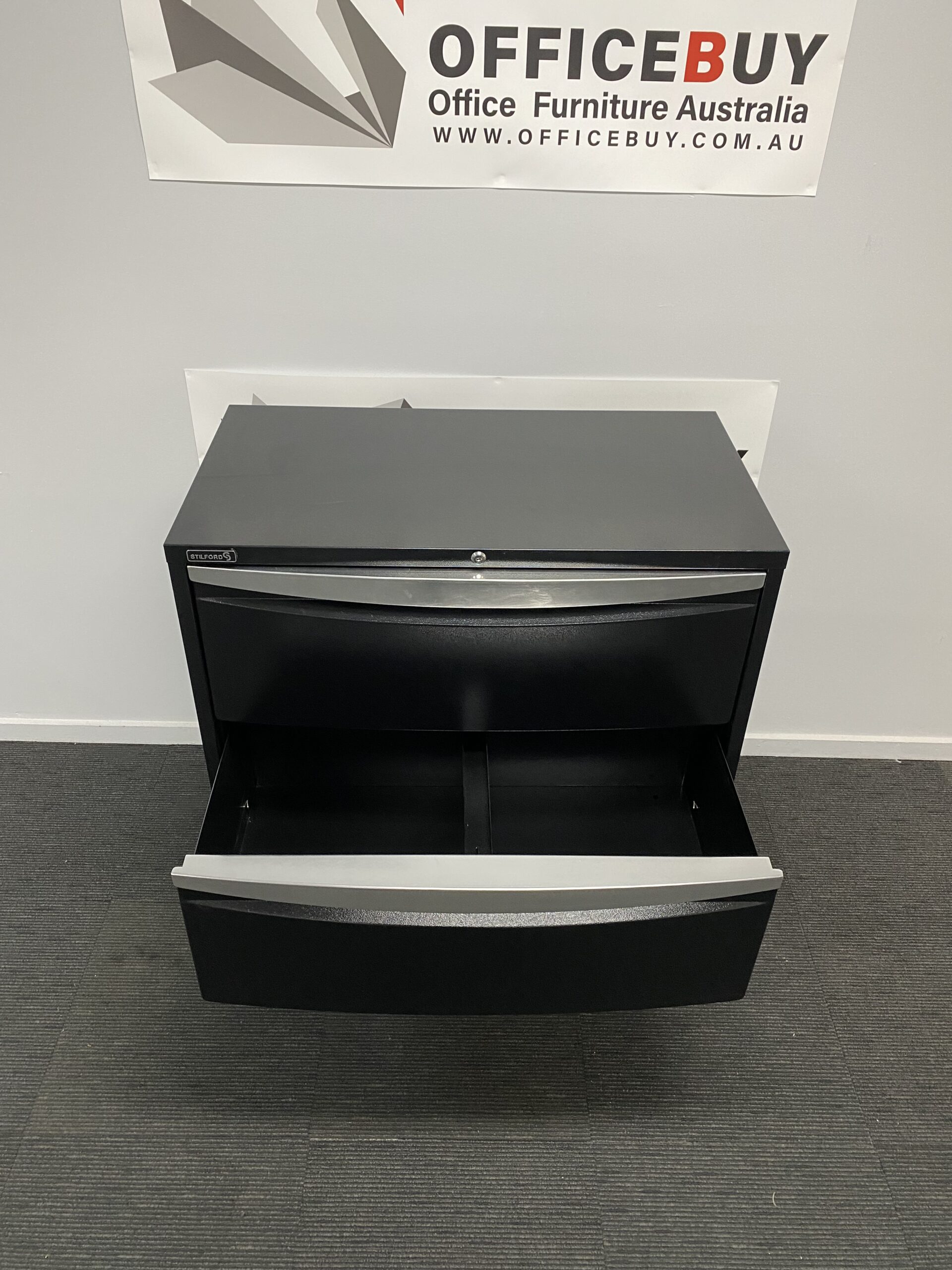 Second Hand Lockable STILFORD ThreeDrawer Lateral Filing