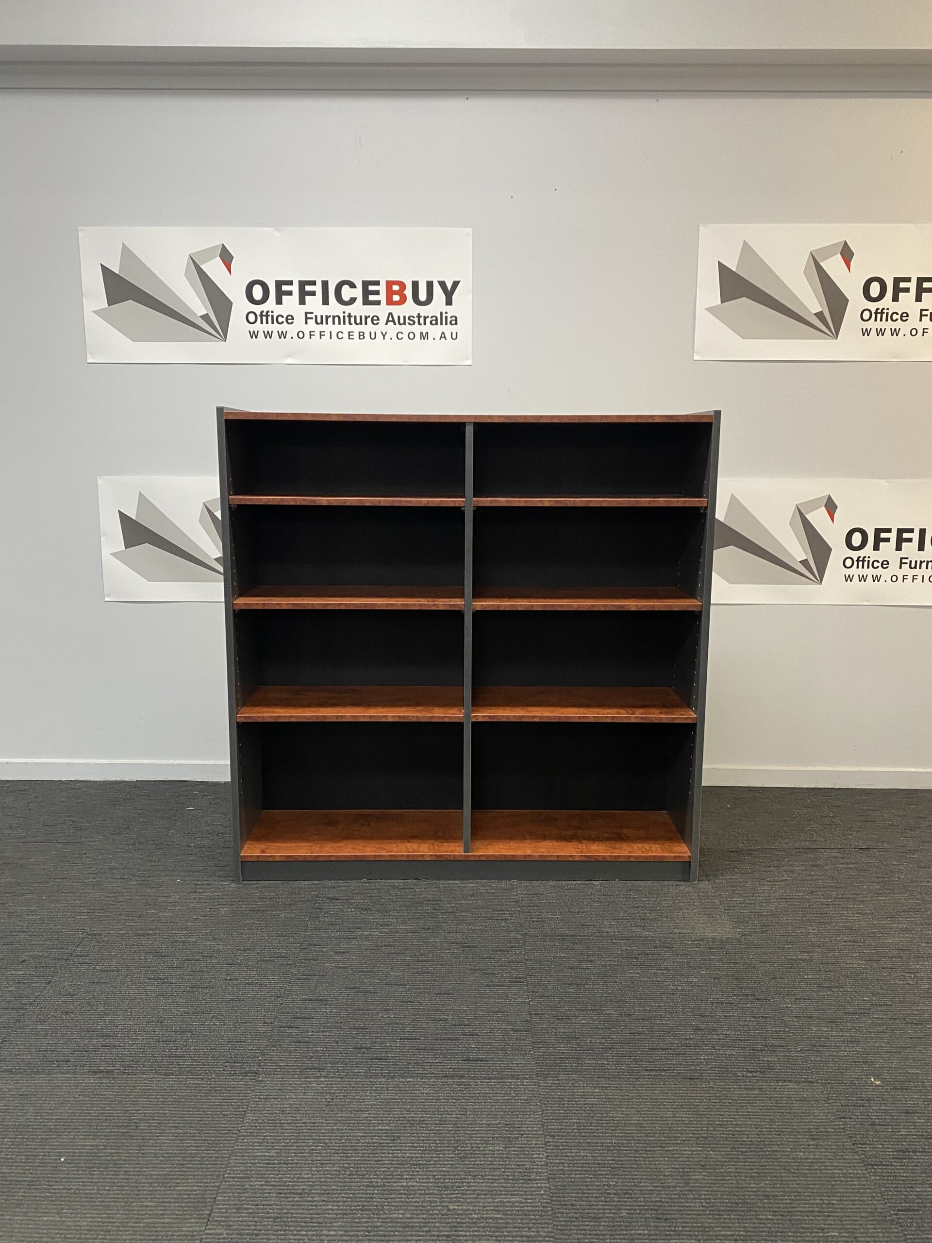 Second Hand BookcaseDouble WidthWild Birch1200mm wide OfficeBuy